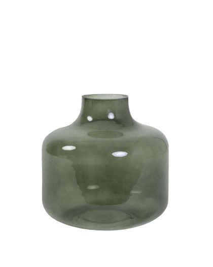 Vase Ø23X24 Cm Phiene Verre Vert Foncé