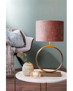 Pied De Lampe 30X13X37 Cm Liva Or Clair