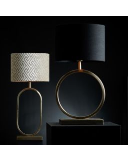 Pied De Lampe 30X13X37 Cm Liva Or Clair