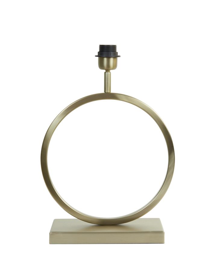 Pied De Lampe 30X13X37 Cm Liva Or Clair