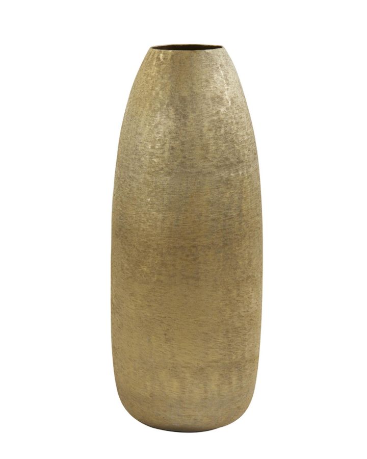 Vase Déco Ø22,5X51 Cm Givrin Or