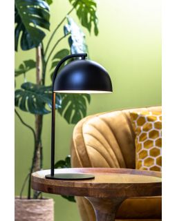 Lampe De Table 24X20X43 Cm Mette Noir Mat