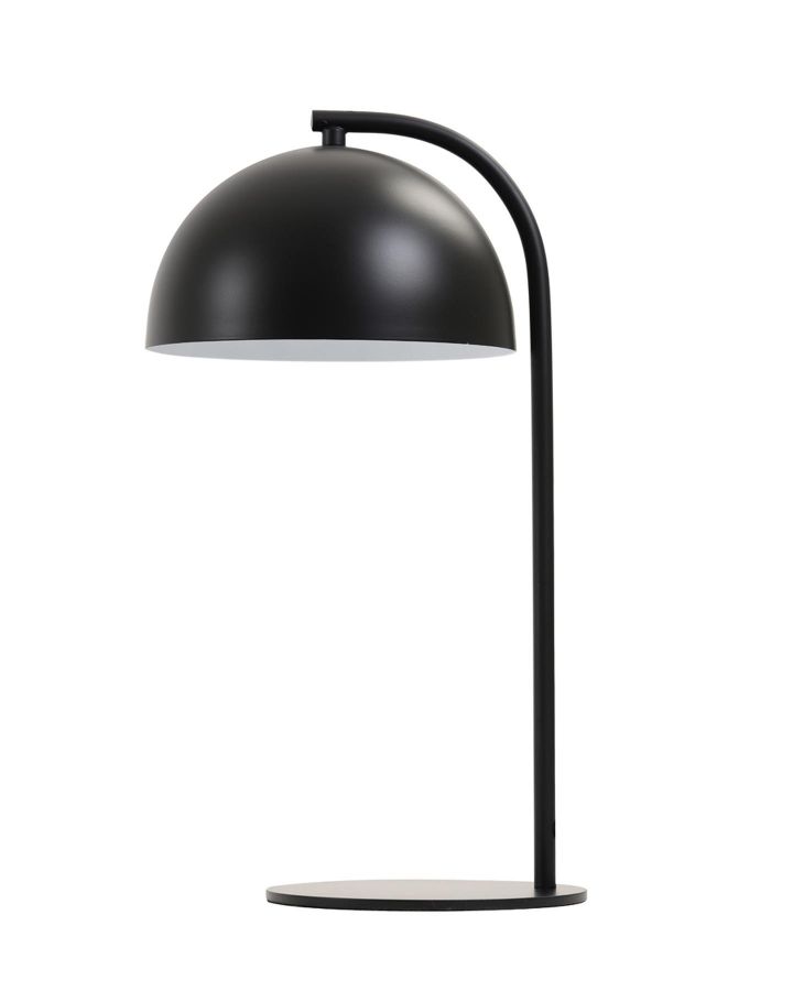 Lampe De Table 24X20X43 Cm Mette Noir Mat