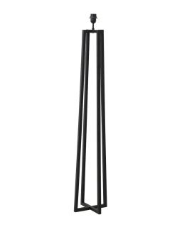 Lampadaire 25X25X130 Cm Miley Noir Mat