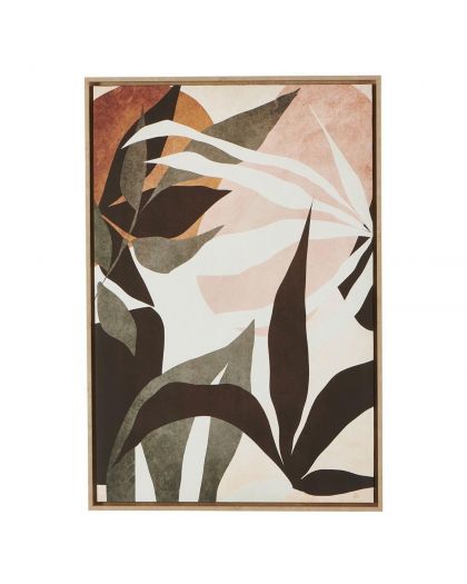 Tableau Feuilles 64x94cm