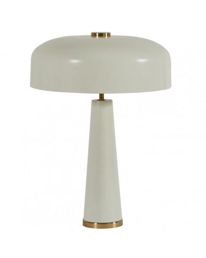 Lampe Riko Brass Blanche Ø40xH50cm