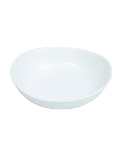  Porcelino White Bol À Soupe Ovale Porcelaine L 17 X W 16 X H 4Cm