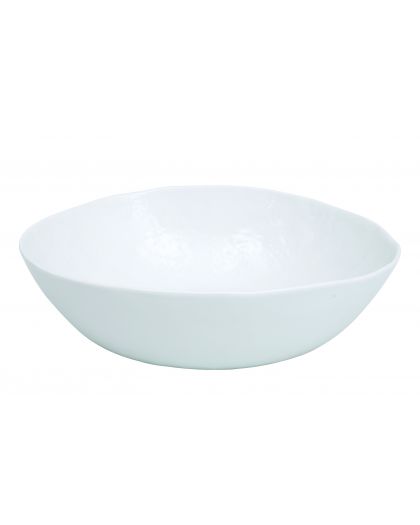  Porcelino White Bol De Présentation Ovale Porcelaine L 36 X W 34 X H 10Cm