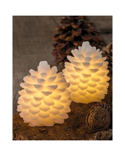 Clara Cone, 2Pièces Set, H10 Cm , Blanc