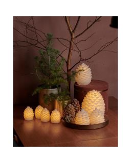 Clara Cone, 2Pièces Set, H10 Cm , Blanc