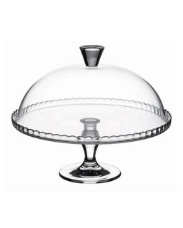 Plat S/Pied 32 Cm+Cloche H26 Cm