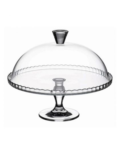 Plat S/Pied 32 Cm+Cloche H26 Cm