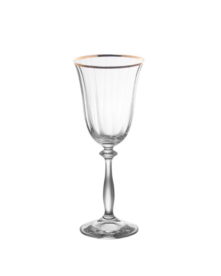 Coffret 6 Verres A Pied Angela Optic Filetor 25Cl