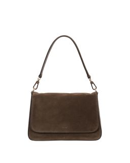 Sac Porté Epaule Lulu Cuir Kaleido Couleur Military Taille 290X80X180Cm
