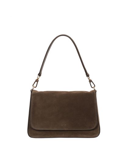 Sac Porté Epaule Lulu Cuir Kaleido Couleur Military Taille 290X80X180Cm