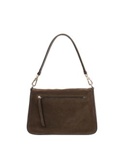 Sac Porté Epaule Lulu Cuir Kaleido Couleur Military Taille 290X80X180Cm