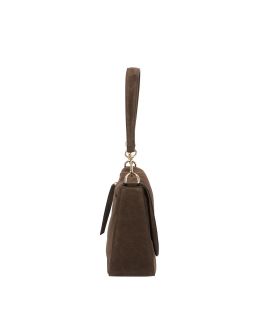 Sac Porté Epaule Lulu Cuir Kaleido Couleur Military Taille 290X80X180Cm