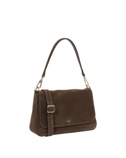 Sac Porté Epaule Lulu Cuir Kaleido Couleur Military Taille 290X80X180Cm