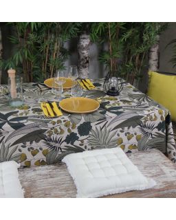 Nappe Plastifie Lombok Emeraude 250X150 Cm