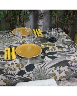 Nappe Plastifie Lombok Emeraude 250X150 Cm