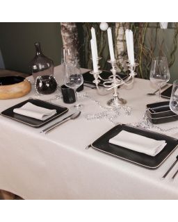 Nappe Etincelle Blanc 250X150 Cm