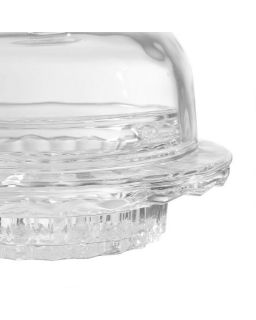 Beurrier Rond Mystre Verre Ø12Xh11 Cm