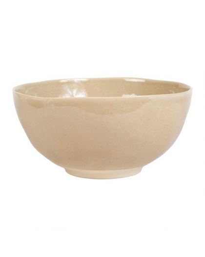 Saladier Ingrid BeigeetBlanc Ø26 Cm