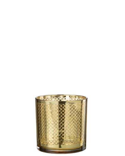 Phosphore Cercles Verre Or Taille M (16X50X16Cm)
