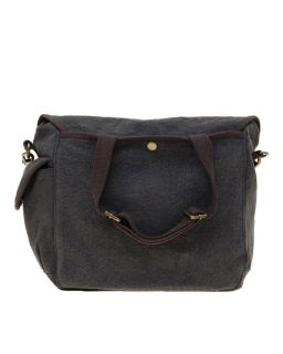 Sac, Grand Toile Chine Noir