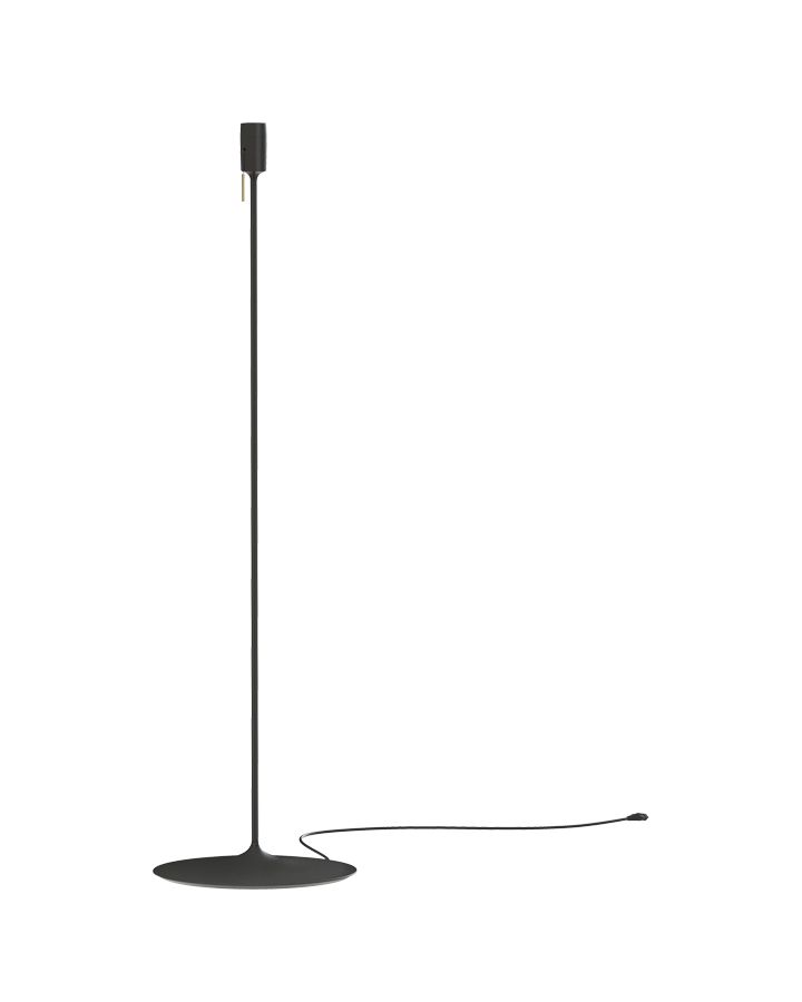 Lampadaire Droit Noir ChampagneØ38 X H140Cm