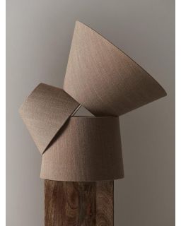 Abat-Jour, Sofia Lamp Shade Florenzo Caramel Ø30Cm