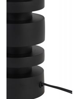 Pied De Lampe Ø10,5X35 Cm Desley Noir Mat