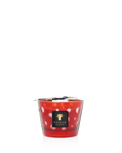Bougie Baobab, Max 10 Bubbles Red
