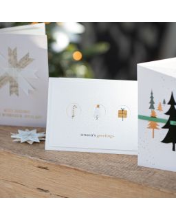 Christmas Wire Card Season'S Greetings