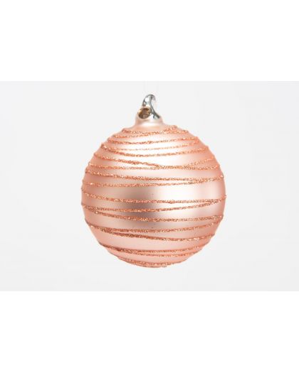 Boule Mercure Ø8 Cm Rose Verre