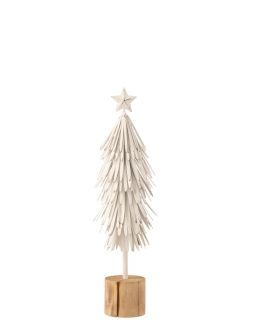 Sapin De Noel Sur Pied Metal Blanc Medium (0X66X0Cm)