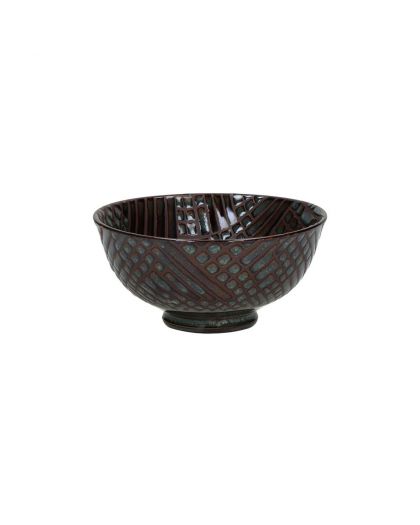  Estro Bol À Céréales Porcelaine Ø12 X H 6Cm Bronze