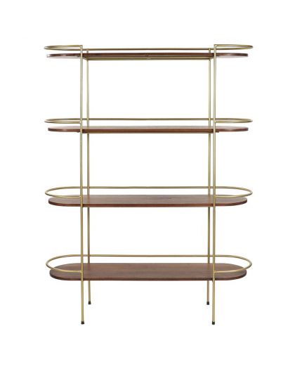 Etagere Bois de manguier Art deco - 4 etagères