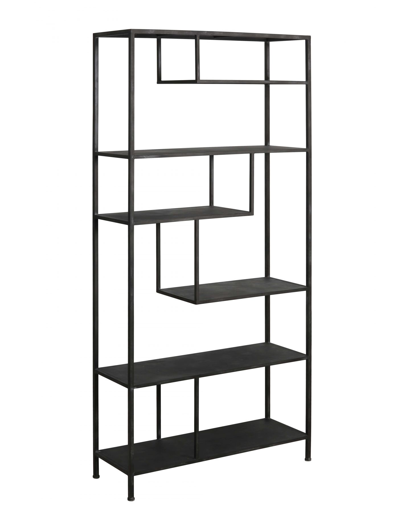 Etagere Cabinet Ouvert Ylaya Noir Antique