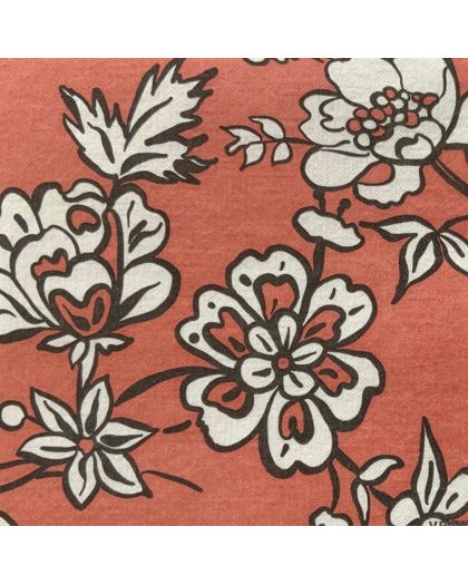 Serviette, 25X25 Camelia Terracota