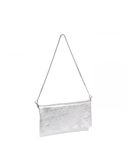 Pochette Cuir Mimosa Couleur Silver Taille 240X10X140Cm