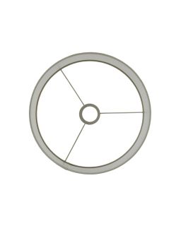 Abat-Jour Cylindre Breska Perle Blanc 35X35X30 CM