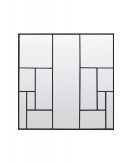 Miroir Refar Noir Mat 120 X 3 X 120Cm