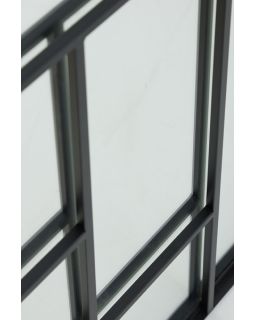 Miroir Refar Noir Mat 120 X 3 X 120Cm