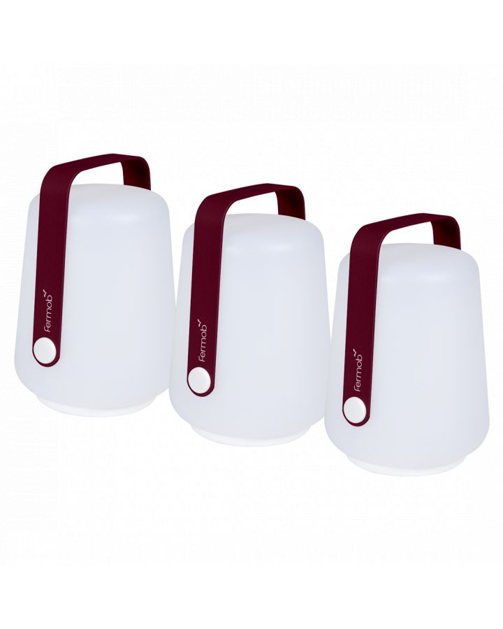 Balad 3 Lampes H12 Cerise Noire