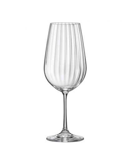 Boite De 6 Verre À Pied Vin 35 Cl Waterfall