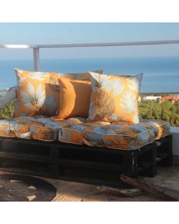 Coussin Tropical Tournesol 45X45Cm