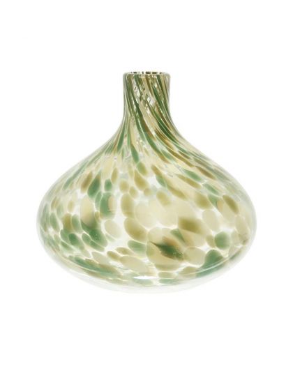 Vase Mancor Vert Ø21.5Xh22.5Cm Verre