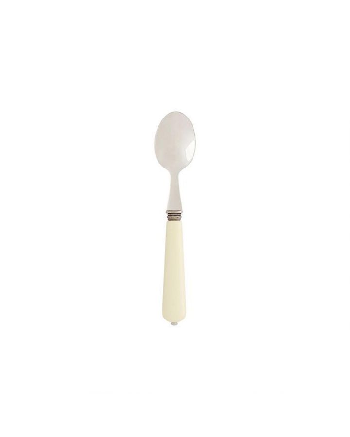 Cuillère Café Inox+Plastique Ivoire Lucie