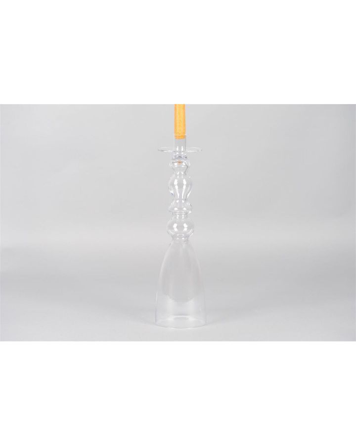 Ritzy Dressbougeoir En Verre Pour Bougie De TableØ11Xh40Cm